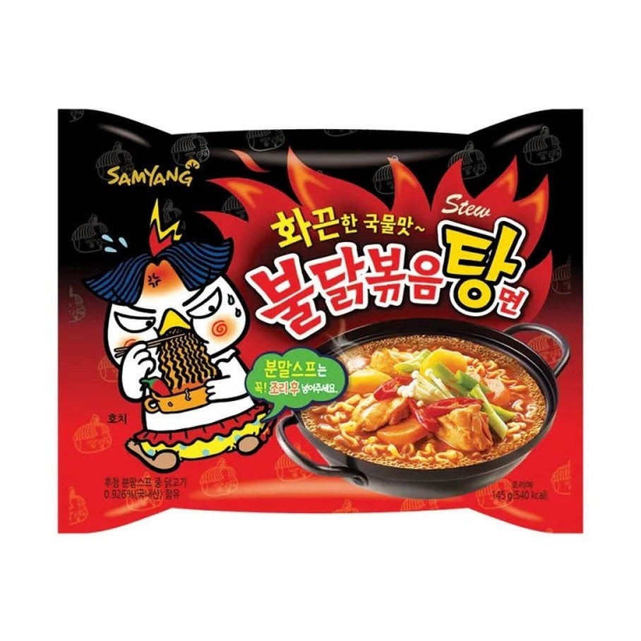 Samyang Ramen Hot Chicken Stew 145g : ramen coréen épicé style ragoût bouillon poulet