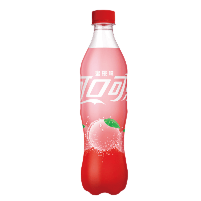 Coca Cola China Bottle Peach - My American Shop France