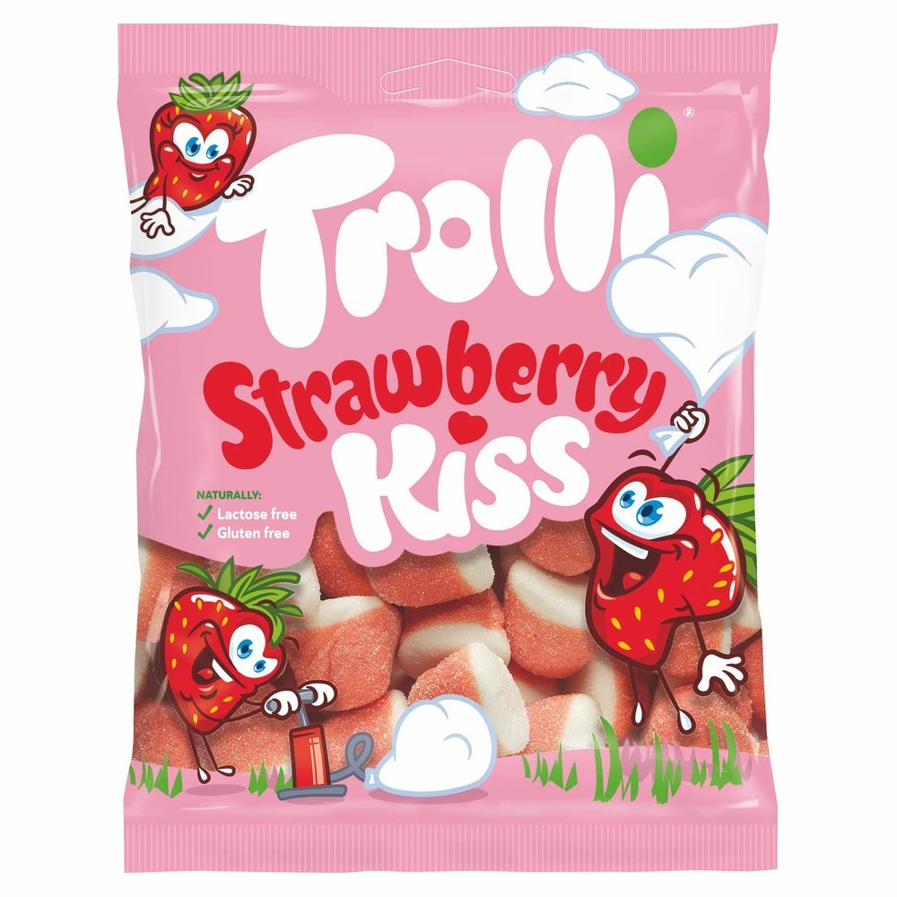 Trolli Kiss Strawberry - My American Shop France