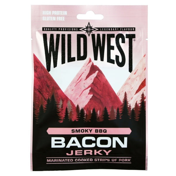 Wild West Bacon Jerky Smoky BBQ - My American Shop France