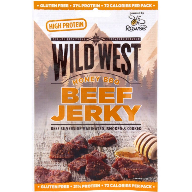 Wild West Beef Jerky Honey BBQ Big - My American Shop