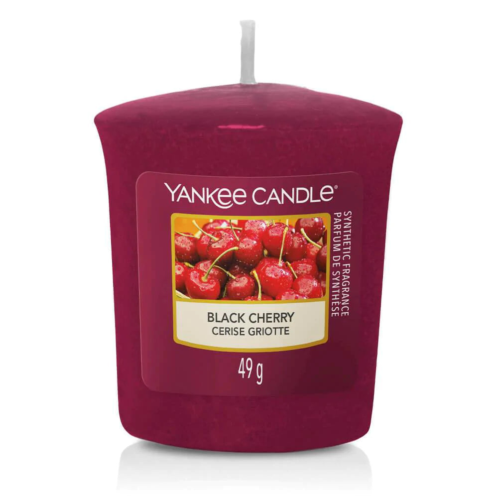 Yankee Candle Black Cherry Votive - My American Shop
