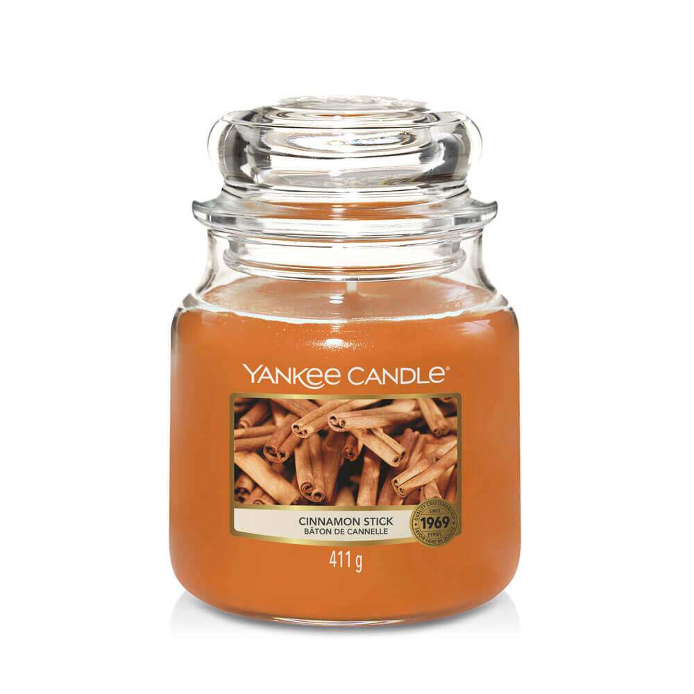 Yankee Candle Cinnamon Stick Moyenne Jarre - My American Shop