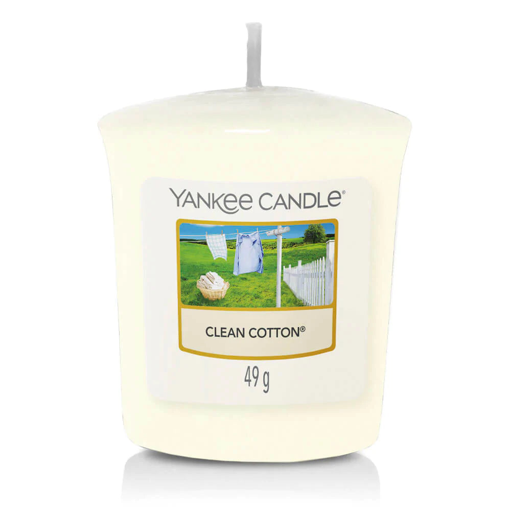 Yankee Candle Clean Cotton Votive - My American Shop