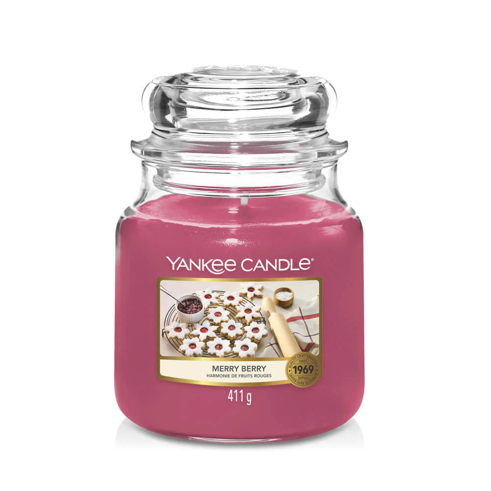 Yankee Candle Merry Berry Moyenne Jarre - My American Shop