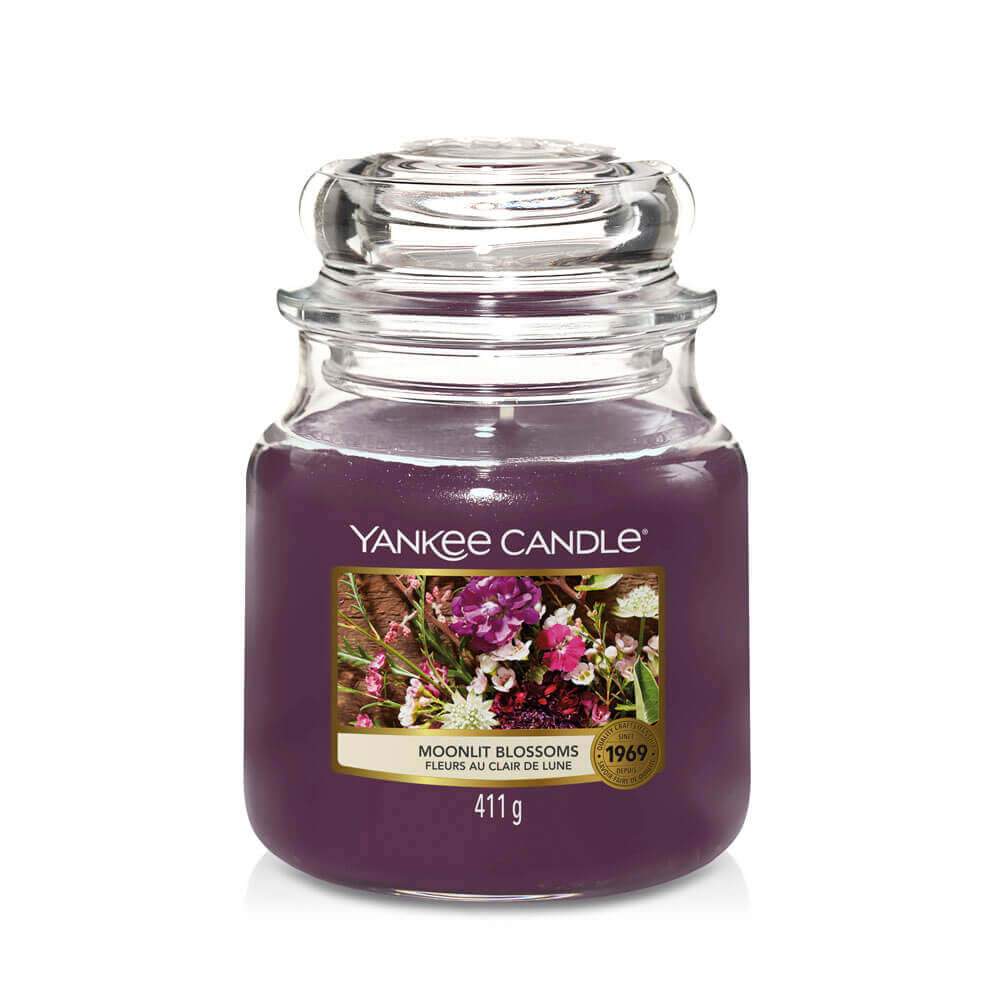 Yankee Candle Moonlit Blossoms Moyenne Jarre - My American Shop